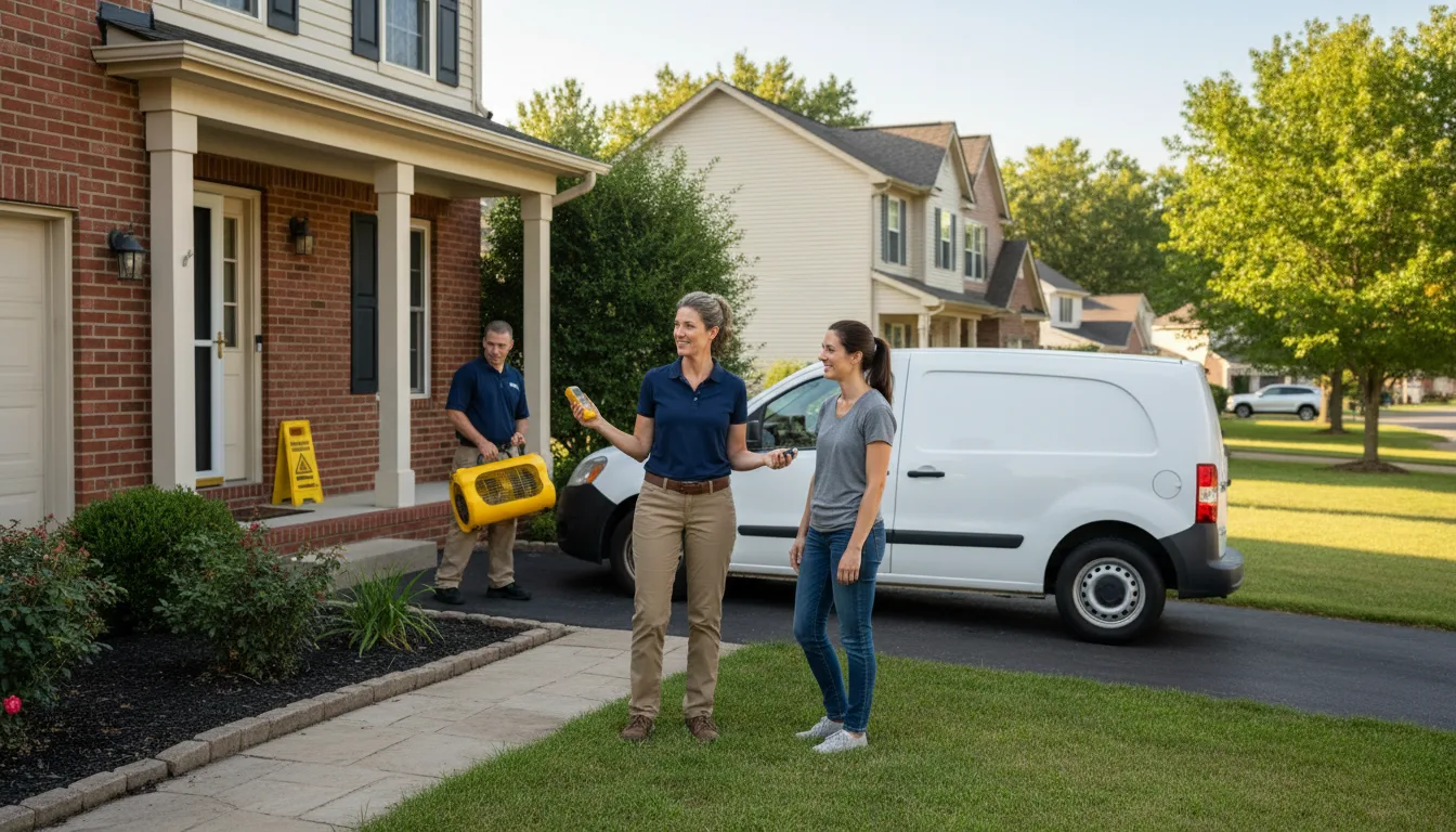 Residential water damage restoration in Cedar Island, NC